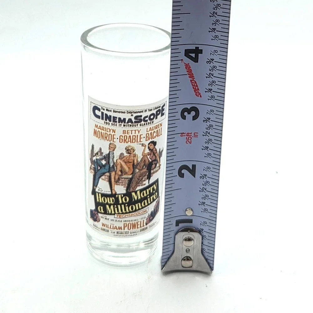 Shot Glass How To Marry A Millionaire Marilyn Monroe Betty Grable Lauren‎ Bacall